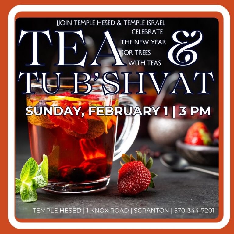 Tea For Tu B’Shvat Seder