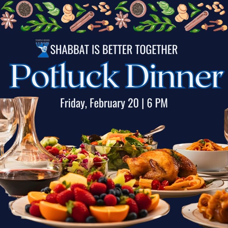 3rd Friday Shabbat Dinner & Services | Potluck