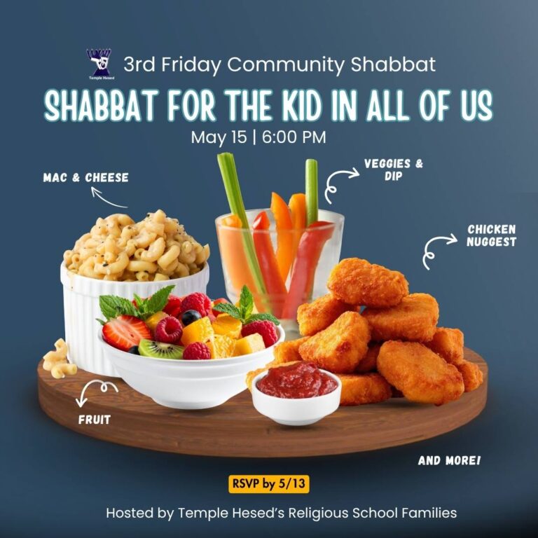 3rd Friday Shabbat Dinner for the Kid in All of Us