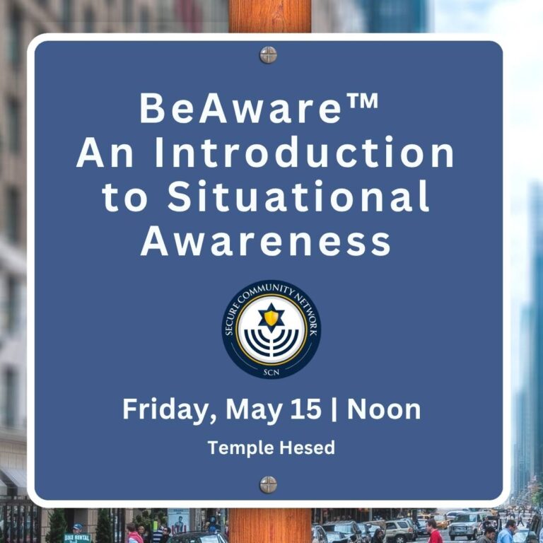 BeAware-An Intro to Situational Awareness Lunch & Learn